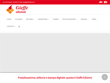 Tablet Screenshot of gieffeedizioni.it